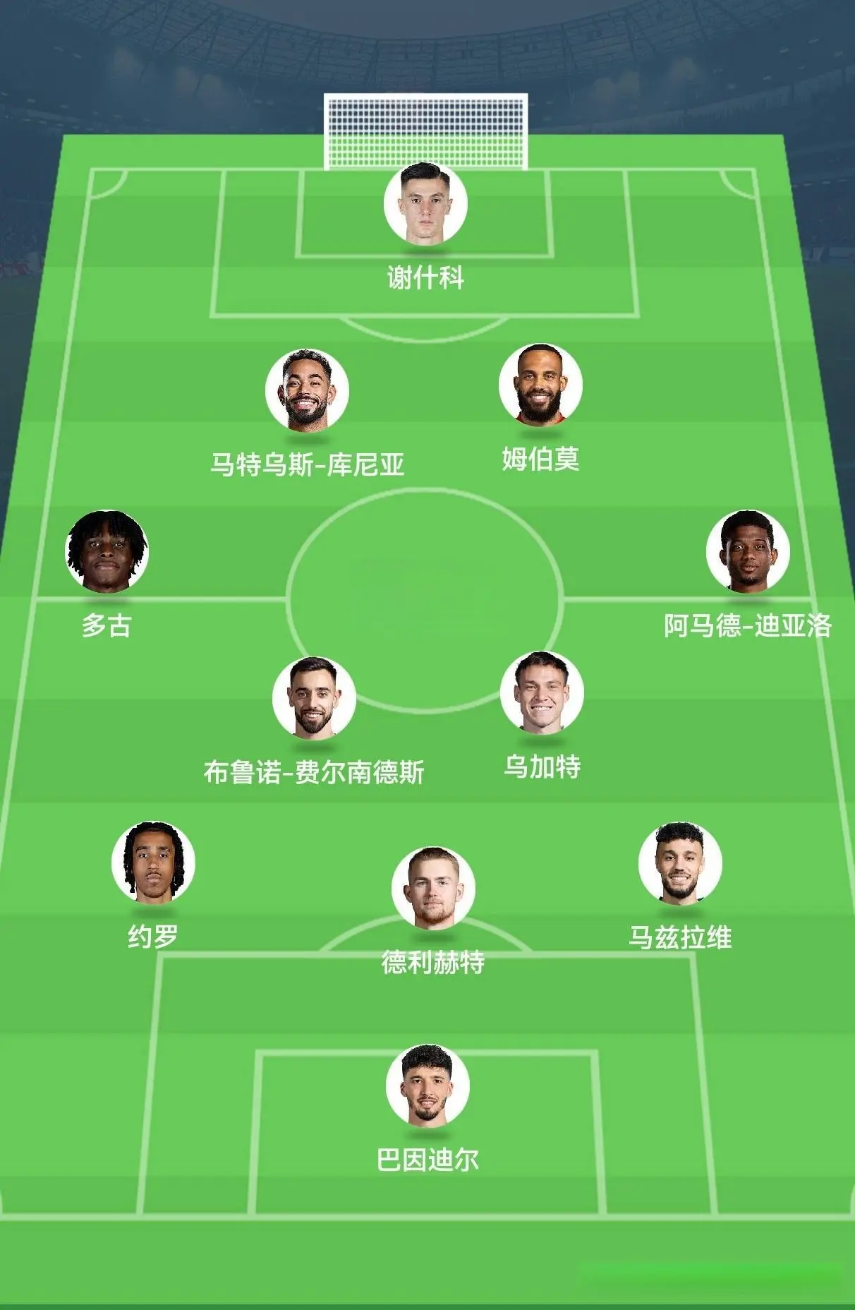 认为曼联现